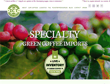 Tablet Screenshot of ictcoffee.com